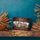 素朴最高のパパカスタム3 Photo Father's Day フォトプラーク (側面)