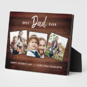 素朴最高のパパカスタム3 Photo Father's Day フォトプラーク (側面)