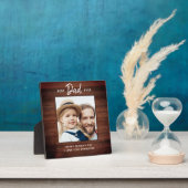 素朴最高のパパ写真カスタム父の日 フォトプラーク (インサイチュ)