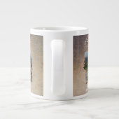 素朴最高のパパ写真父の日 ジャンボコーヒーマグカップ (裏面)