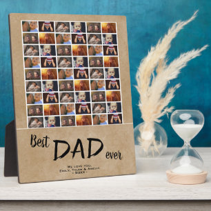 素朴最高のパパ6 Photo Collage Family Photo フォトプラーク