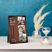 素朴最高のパパEver Country Woodカスタム 3写真 フォトプラーク (側面)