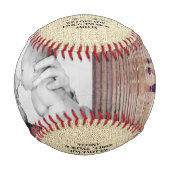 素朴最高のパパEver Father's Day Photo Collage 野球ボール (正面)