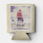 素朴最高のパパEver Photo Father's Day 缶クーラー (裏面)