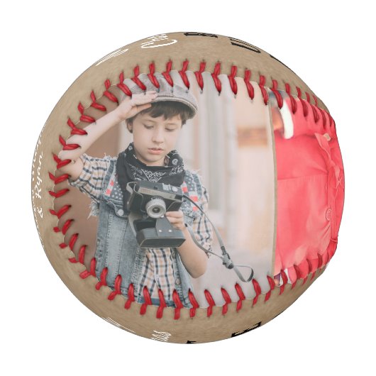 素朴最高の叔父3写真メリークリスマス 野球ボール (正面左)