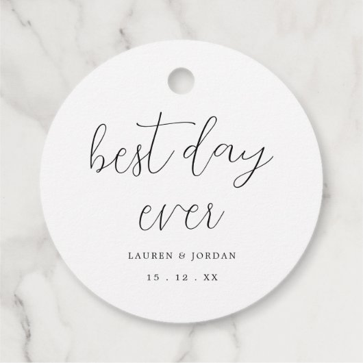 素朴最高の日結婚前 フェイバータグ (裏面)