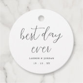 素朴最高の日結婚前 フェイバータグ (正面)