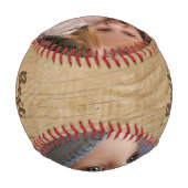 素朴最高の母の写真 野球ボール (裏面)