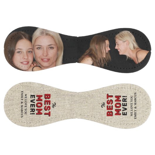 素朴最高の母の日フォトコラージュ ソフトボール (パネル)