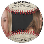 素朴最高の母の日フォトコラージュ ソフトボール (正面)