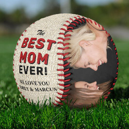 素朴最高の母の日フォトコラージュ ソフトボール