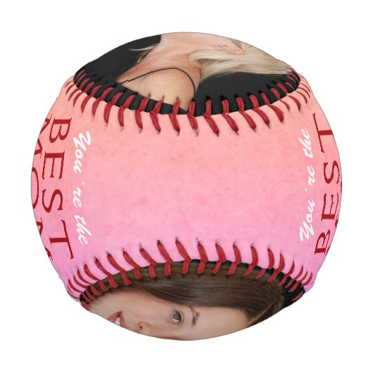 素朴最高の母の2日目の写真 野球ボール (裏面)