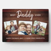 素朴最高のDADDY Everカスタム 3 Photo Father's Day フォトプラーク (正面)