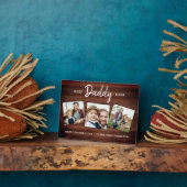 素朴最高のDADDY Everカスタム 3 Photo Father's Day フォトプラーク (側面)