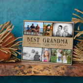 素朴最高のGranda 6 Photo Collage Keepsake フォトプラーク (側面)