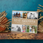 素朴最高のGranda 6 Photo Collage Keepsake フォトプラーク (側面)