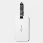 素朴最高のGrandpa Ever ラゲッジタグ (裏面縦)