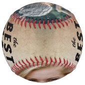 素朴最高のMom Ever 2 Photo Collage ソフトボール (裏面)