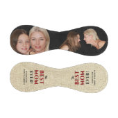 素朴最高のMom Ever Mother's Dayフォトコラージュ 野球ボール (パネル)