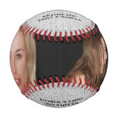 素朴最高のMom Ever Mother's Dayフォトコラージュ 野球ボール (正面)