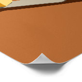 素朴朝食 – ヴィンテージフードアートポスター ポスター (角)