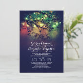 素朴木が青いストリングラ結婚イト 招待状 (スタンド正面)