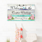 素朴木とフローラ結婚の旗 横断幕 (インサイチュ)