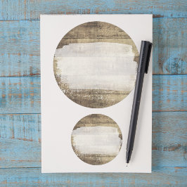 素朴木のシャブグランジヴィンテージ絵を描板 ラウンドシール