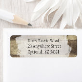 素朴木のシャブグランジヴィンテージ絵を描板 ラベル (インサイチュ)