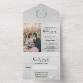 素朴木の写真葉水結婚色 オールインワン招待状 (内側)