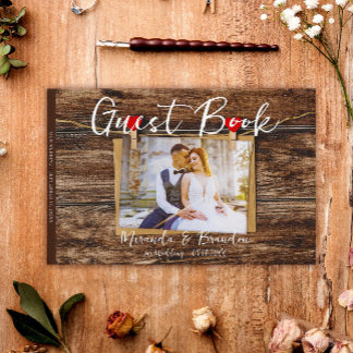 素朴木の写結婚真 ゲストブック