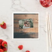 素朴木の写結婚真 スタンダードカクテルナプキン (インサイチュ)