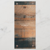 素朴木の写結婚真 メニュー (裏面)