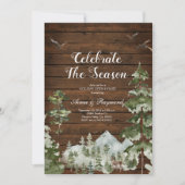 素朴木の冬祝はシーズンオープンハウス 招待状 (正面)