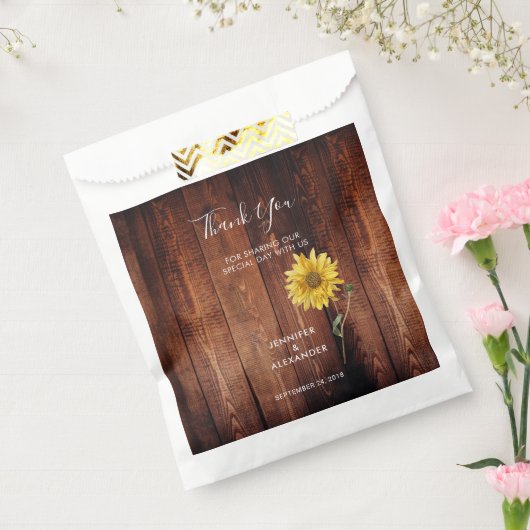 素朴木の水の色ひま感謝していのフラ結婚ー フェイバーバッグ (封をした状態)