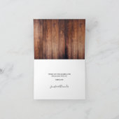 素朴木ひまわり結婚お願い サンキューカード (内部)