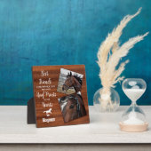 素朴木ウマ科の遺跡馬碑 フォトプラーク (インサイチュ)