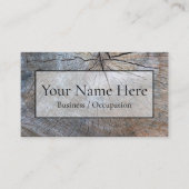 素朴木動揺して材 名刺 (正面)