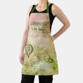 素朴木材リンクハートカスタムパーソナライズされた エプロン (インサイチュ)