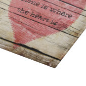 素朴木材(ハート) カッティングボード (角)