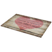 素朴木材(ハート) カッティングボード (角)