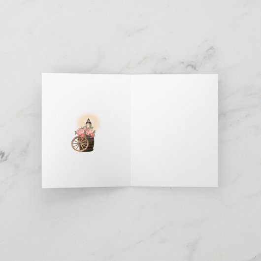 素朴木樽とコーラル結婚ズ サンキューカード (内部)