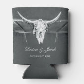 素朴木炭グレーウエスタンテクスチャブルスカル 缶クーラー (裏面)