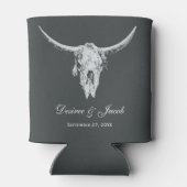 素朴木炭グレーホワイトウエスタンカウズスカル 缶クーラー (裏面)