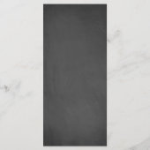 素朴木炭ブラック結婚のビュッフェ メニュー (裏面)