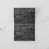 素朴木炭ブルゴーニュ赤ワイン結婚ズ サンキューカード (内部)