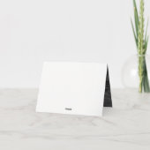 素朴木炭ブルゴーニュ赤ワイン結婚ズ サンキューカード (裏面)