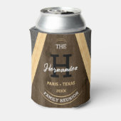 素朴木目ファモノグラムのミリ懇親会ブラウン 缶クーラー (缶裏面)