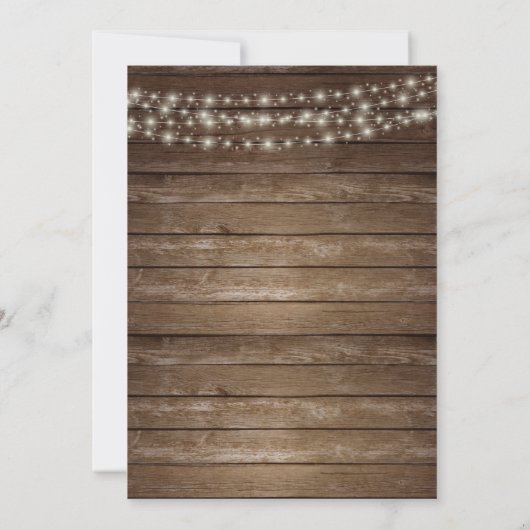 素朴木筒結婚とピンクかわいらしフローラ 招待状 (裏面)