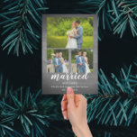素朴木結婚したと写真メリーコラージュ シーズンカード<br><div class="desc">国の素朴木材のホリデーカード。写真結婚したメリーコラージュテンプレート写真はCC0にライセンスされたPixabayを介してユーザーの写真に置き換える必要がある</div>